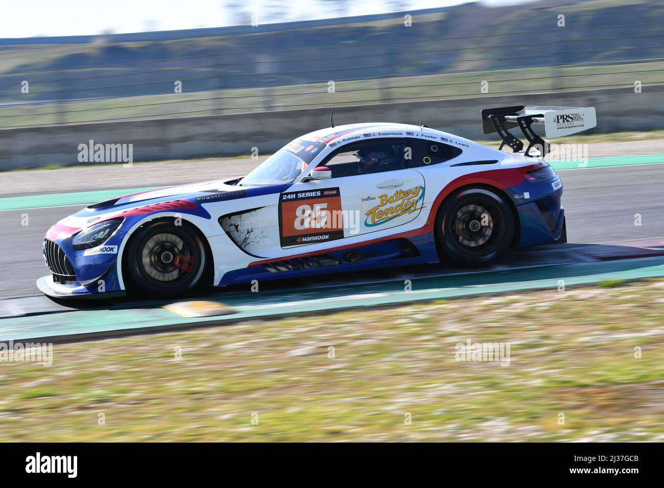 Scarperia, 24 March 2022: Mercedes-AMG GT3 of CP Racing Team driven by ...