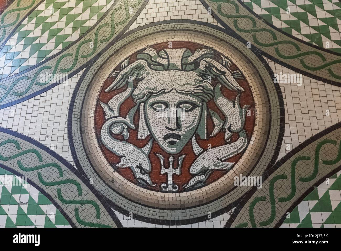 England, London, Knightsbridge, Victoria and Albert Museum, Floor