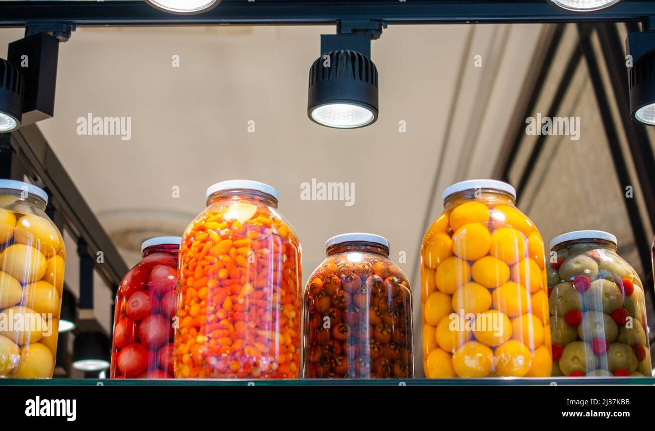 Pickled fermented vegetables for longterm storage Stock Photo Alamy