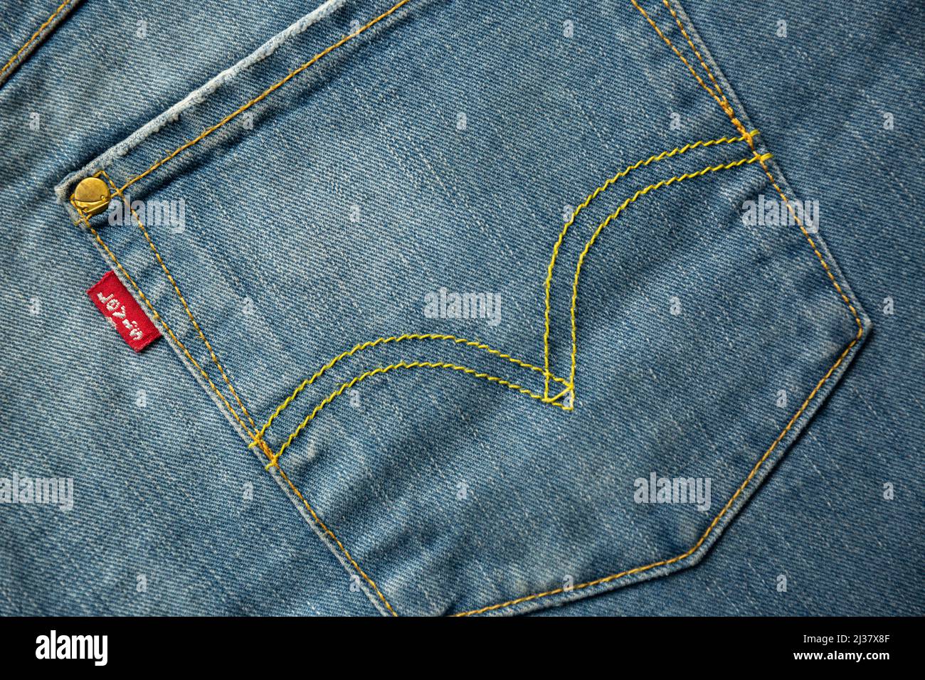 Levi's jeans retro hi-res stock photography and images - Alamy