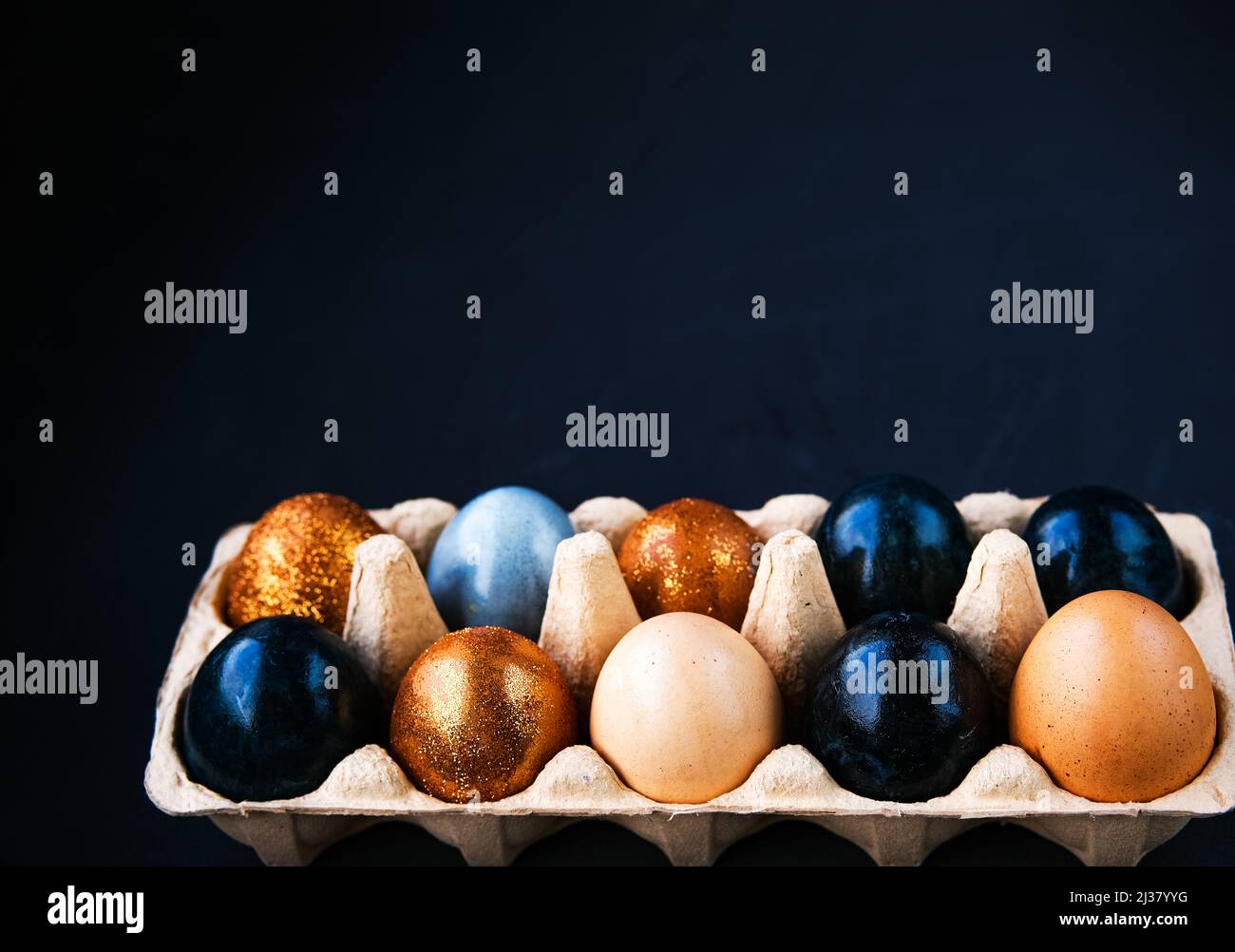 The process of dyeing eggs hi-res stock photography and images - Alamy