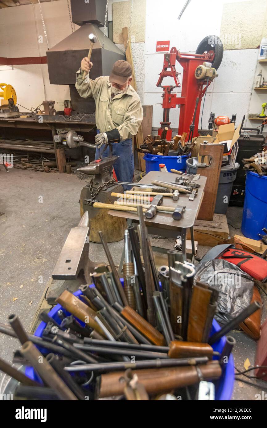 Colorado Springs, Colorado Blacksmith Fred Martin creates garden
