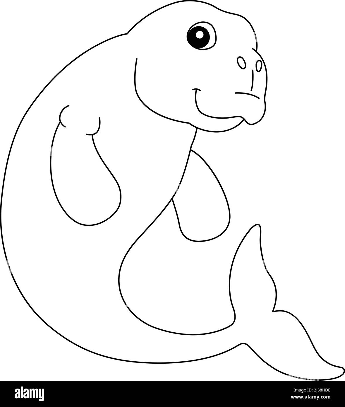 Manatee Coloring Page