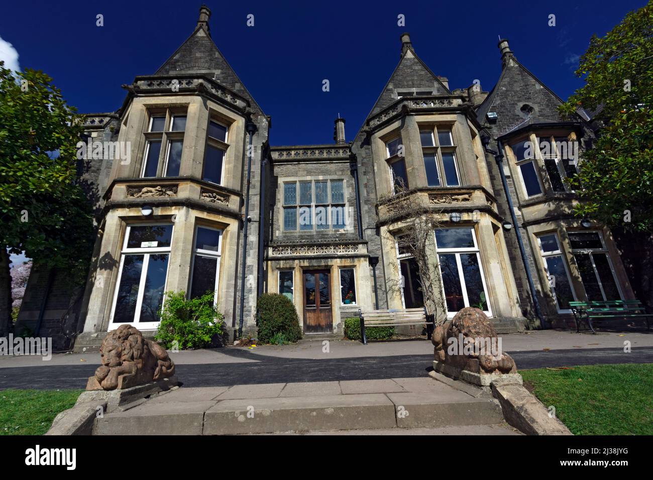 Insole Court, home of coal owner James Harvey,  Llandaff, Cardiff, South Wales, UK. Stock Photo