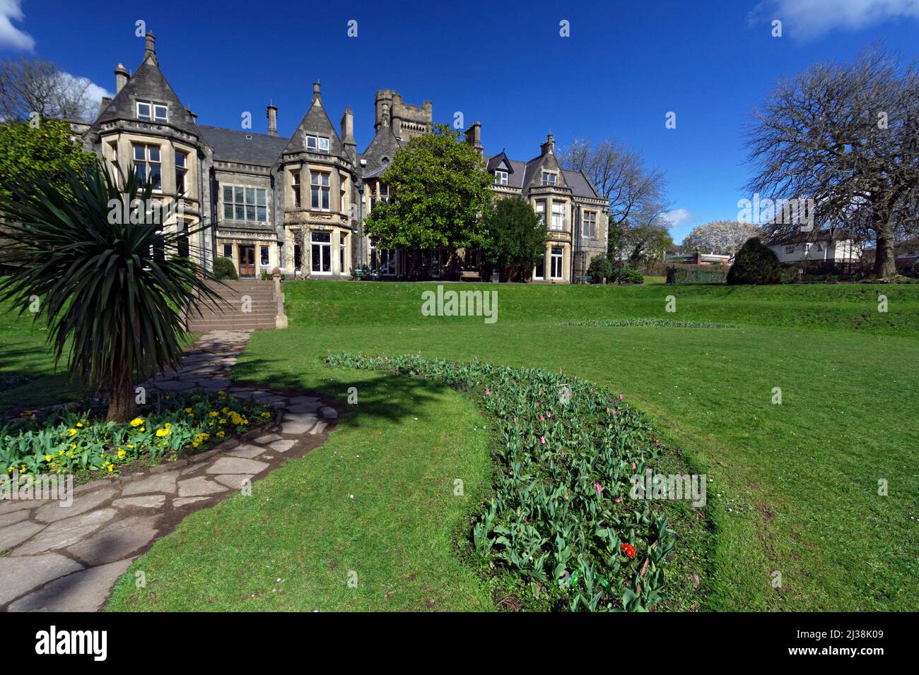 Insole Court, home of coal owner James Harvey,  Llandaff, Cardiff, South Wales, UK. Stock Photo