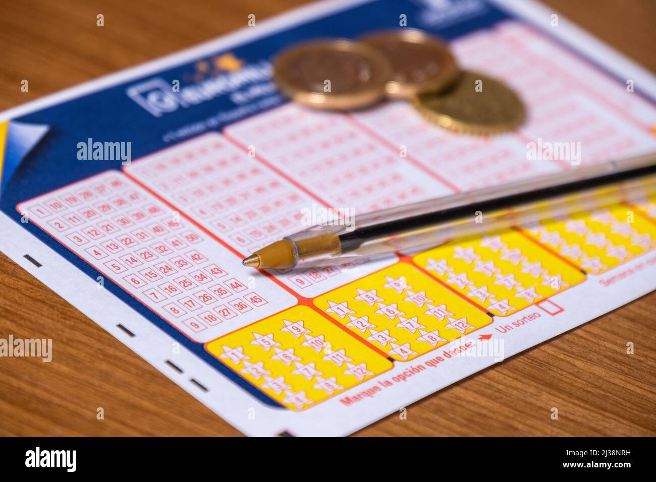 Euromillions ticket hi-res stock photography and images - Alamy