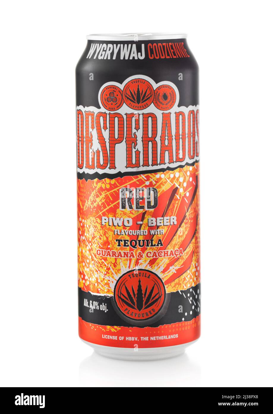 Desperados Red Tequila Cachaca Guarana Flavoured Beer, France