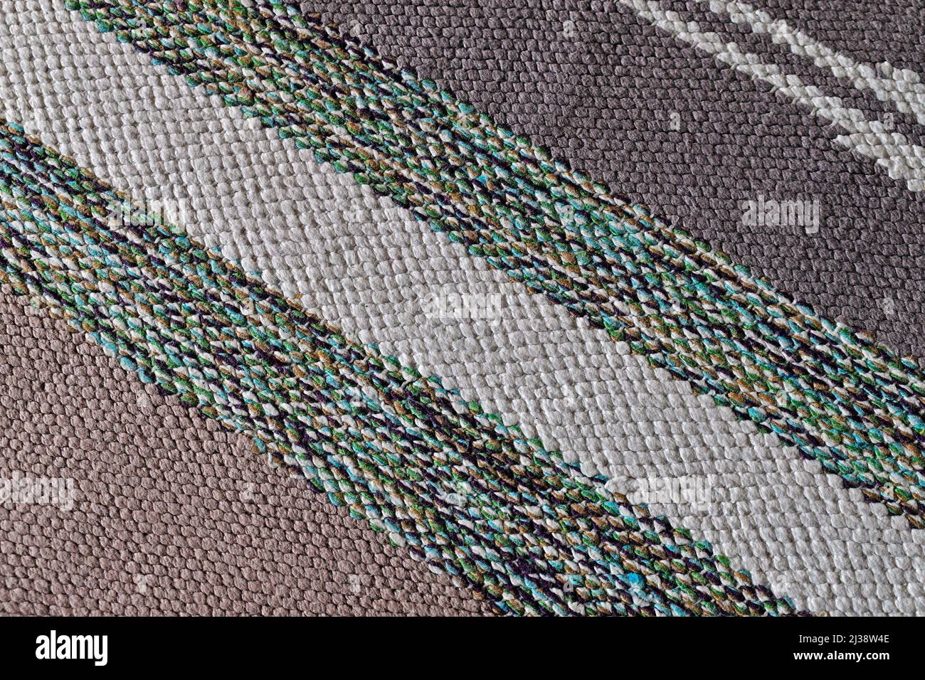 Textile texture background, striped fabric Stock Photo
