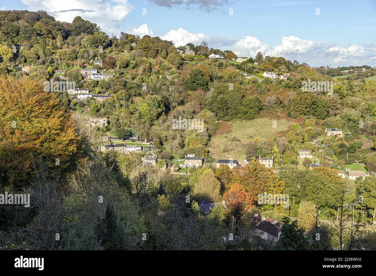 The village of Blakeney Hill in the the Forest of Dean, Gloucestershire