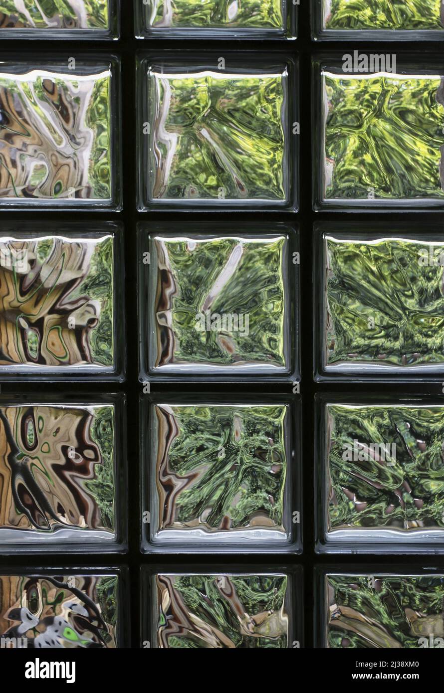 Glass brick, also known as glass block - an architectural element made ...
