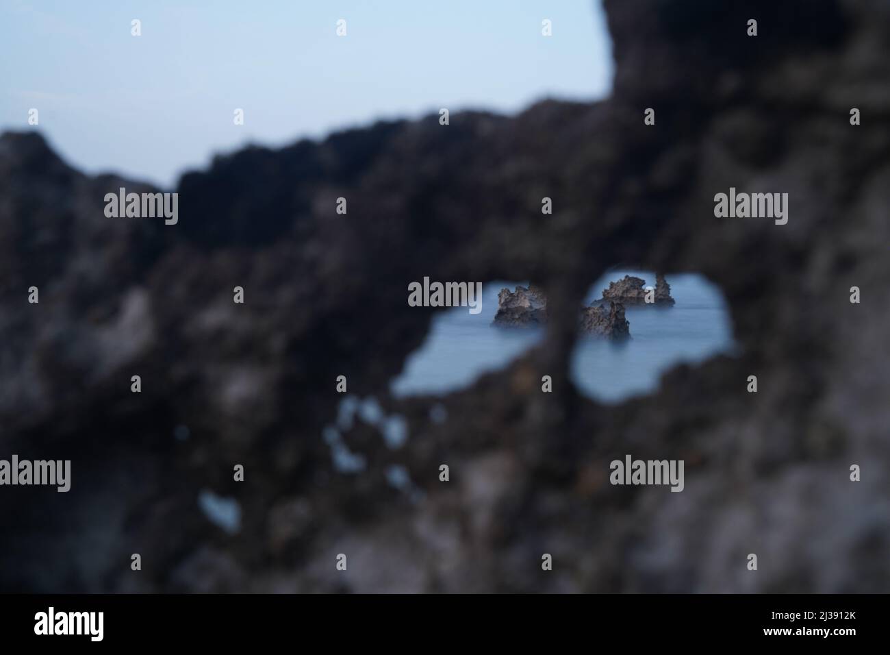 Holes in a rock hi-res stock photography and images - Alamy