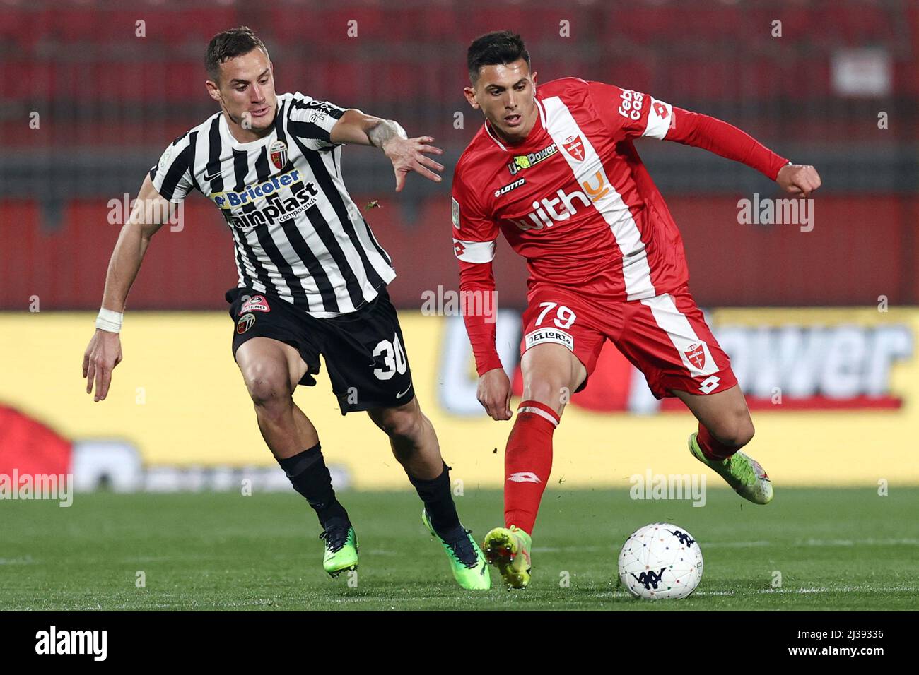 Atanas Iliev (Ascoli Calcio 1898) looks on during AC Monza vs