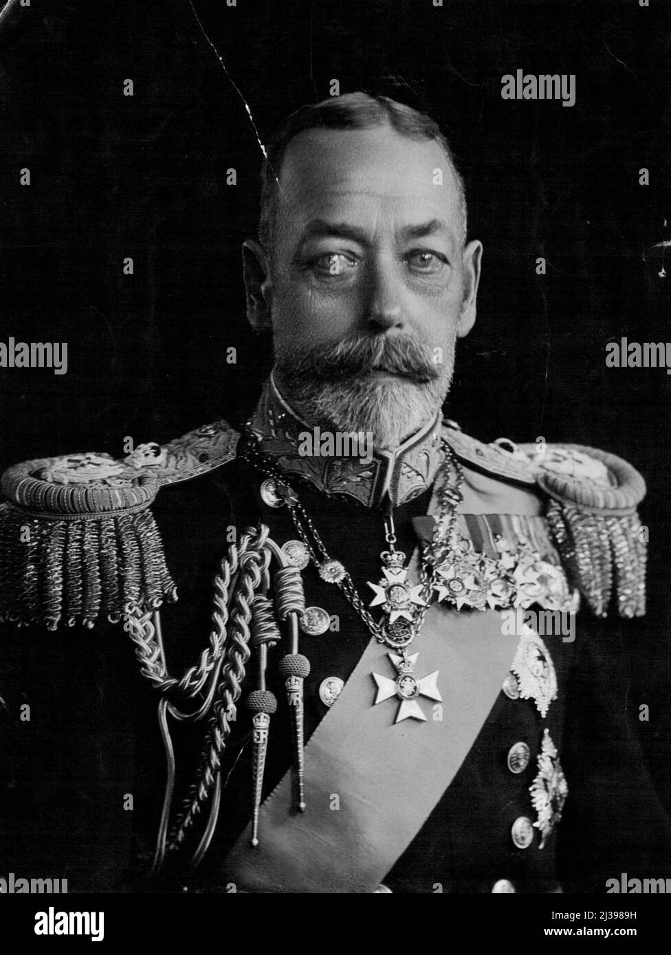 The Official Jubilee Portrait Of H.M. The King Wearing the uniform of admiral of the fleet
