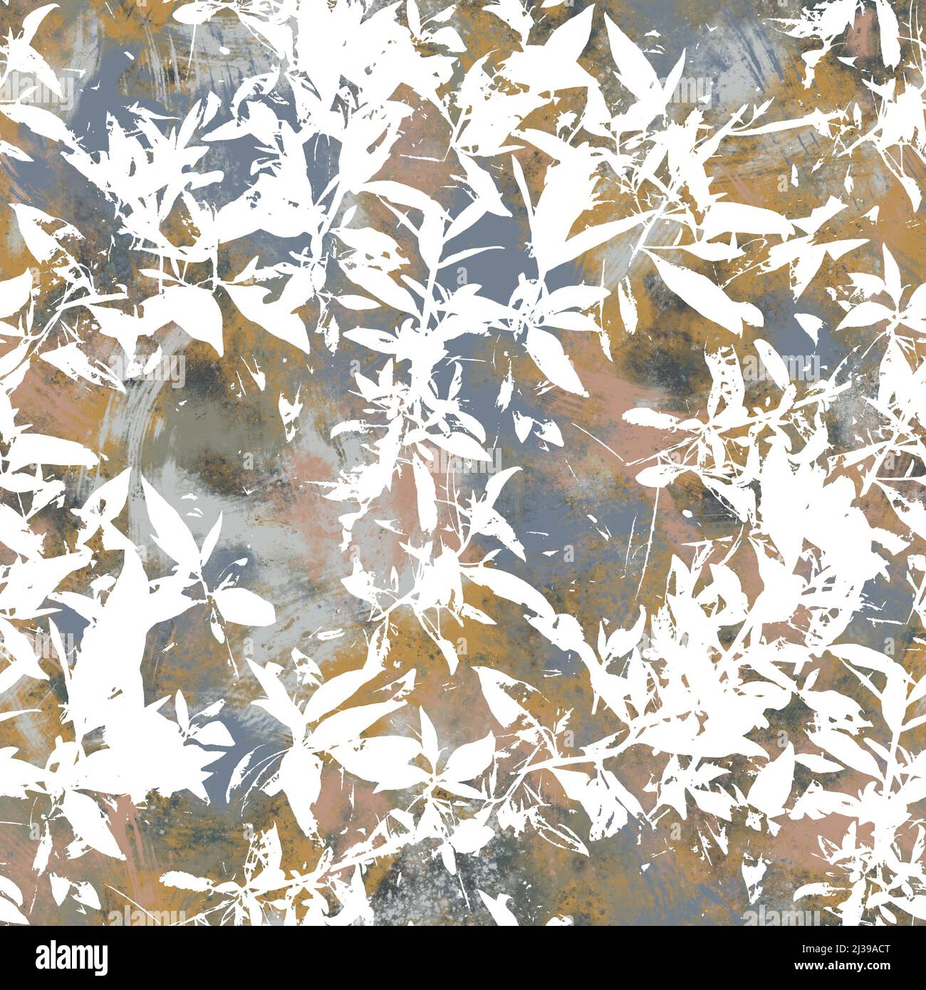 Seamless neutral and white grungy classic abstract surface pattern ...
