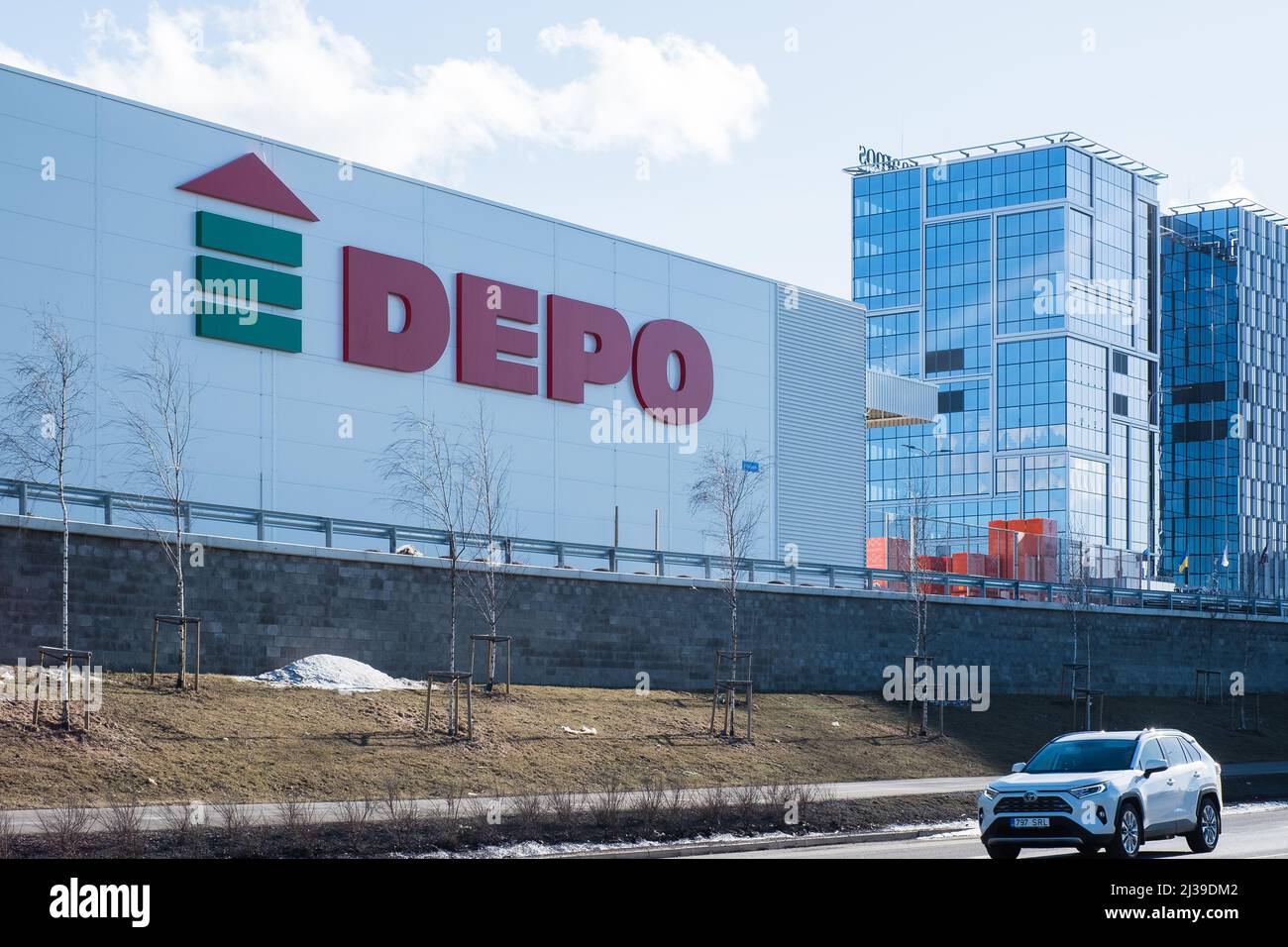 Depo shop. Depo stores sell construction and finishing materials for home and garden Stock Photo