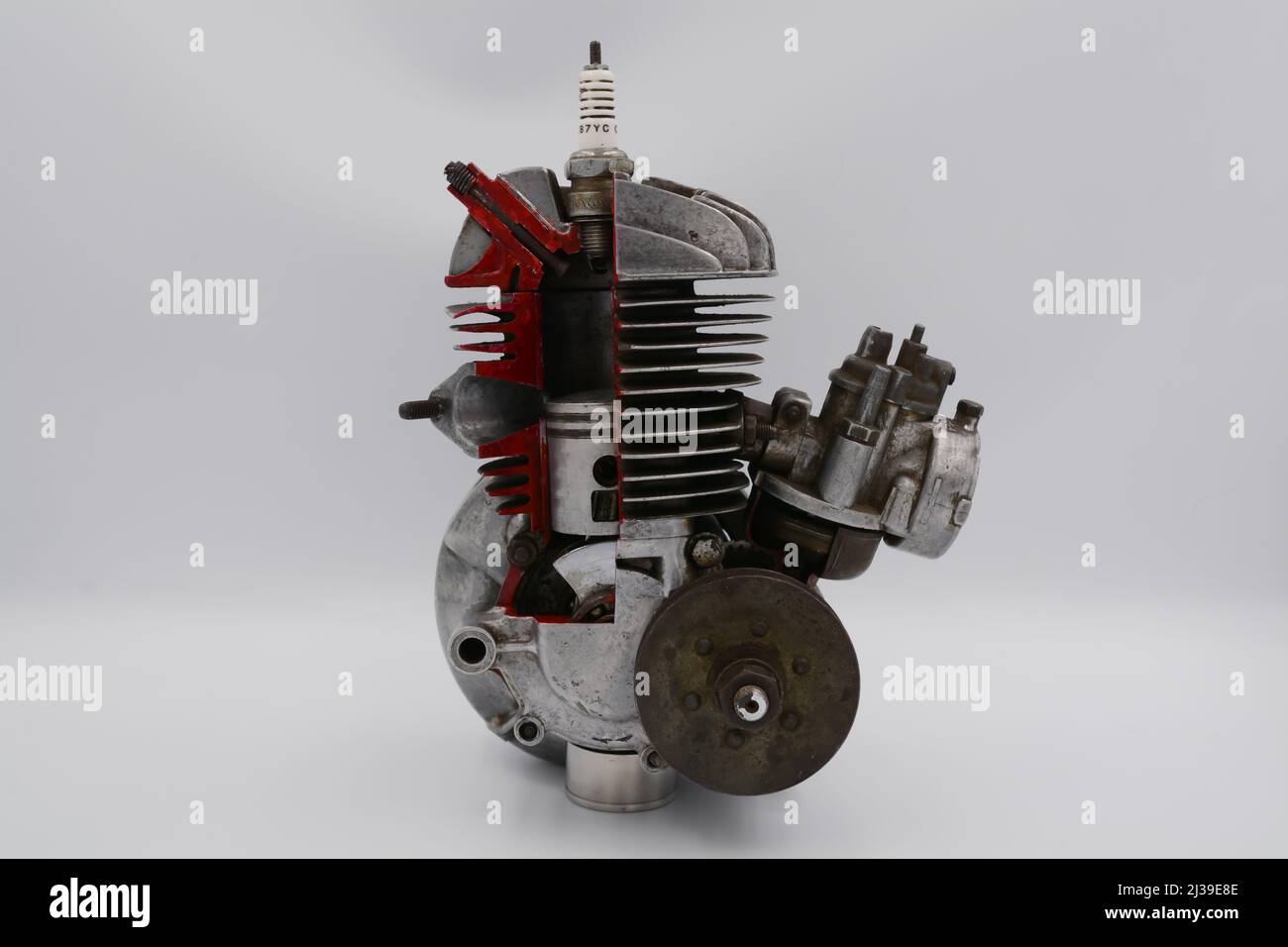 Motorbike engine how A Motorcycle Engine Works Stock Photo Alamy