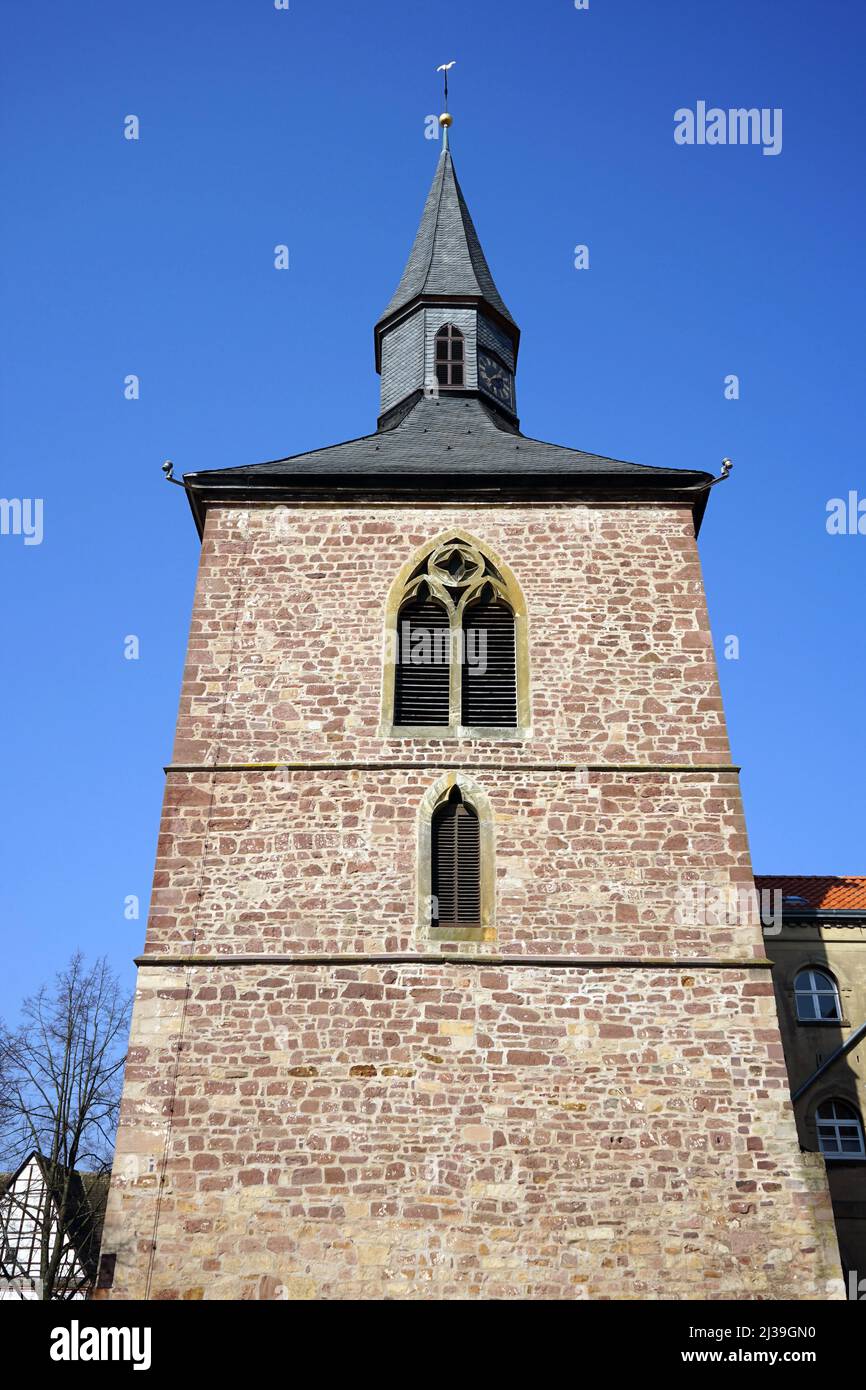 A view of a church under the blue sky Stock Photo - Alamy