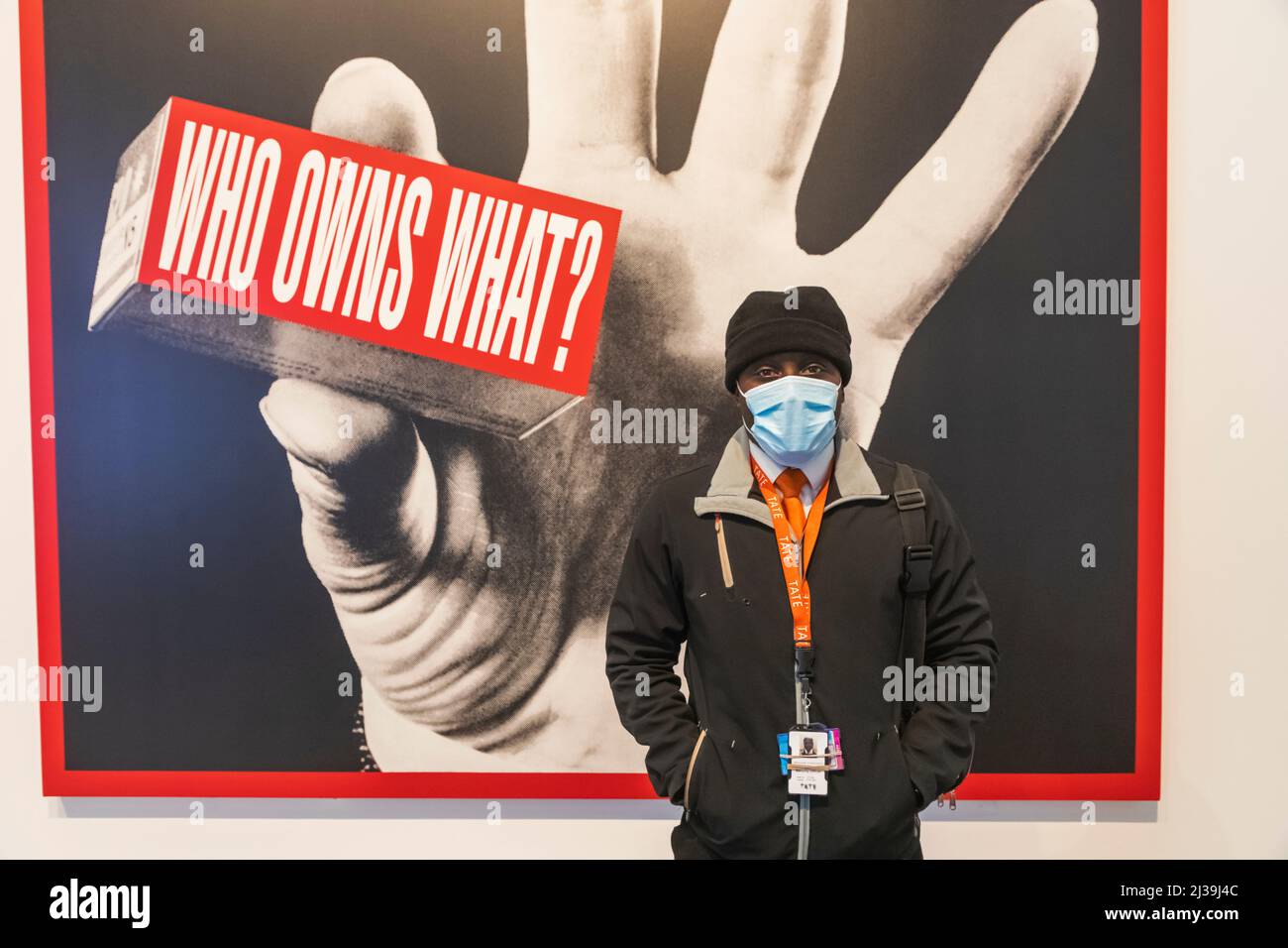 England, London, Southwark, Bankside, Tate Modern Art Gallery, Security