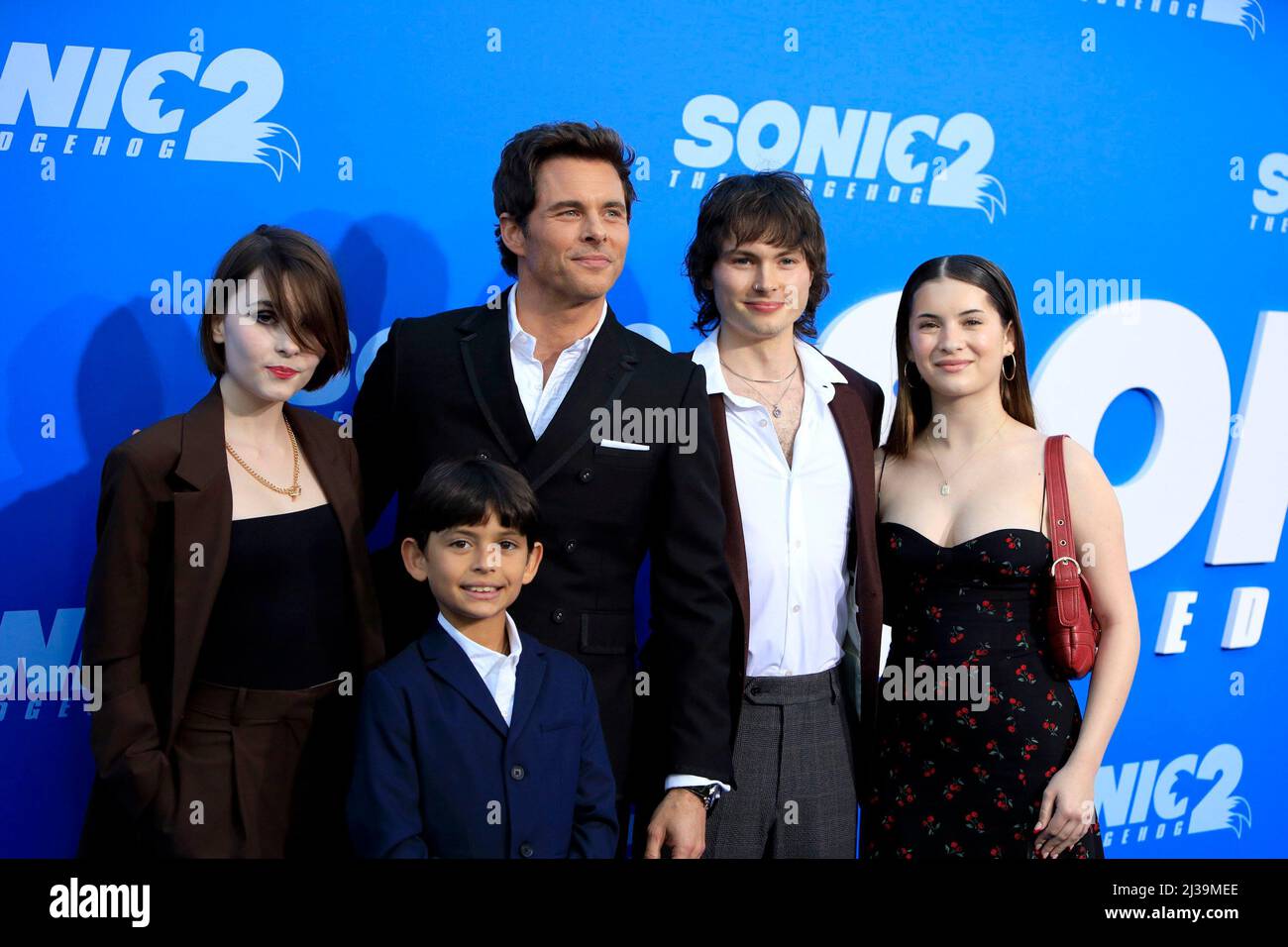 Los Angeles, CA. 5th Apr, 2022. Mary James Marsden, William Luca Costa