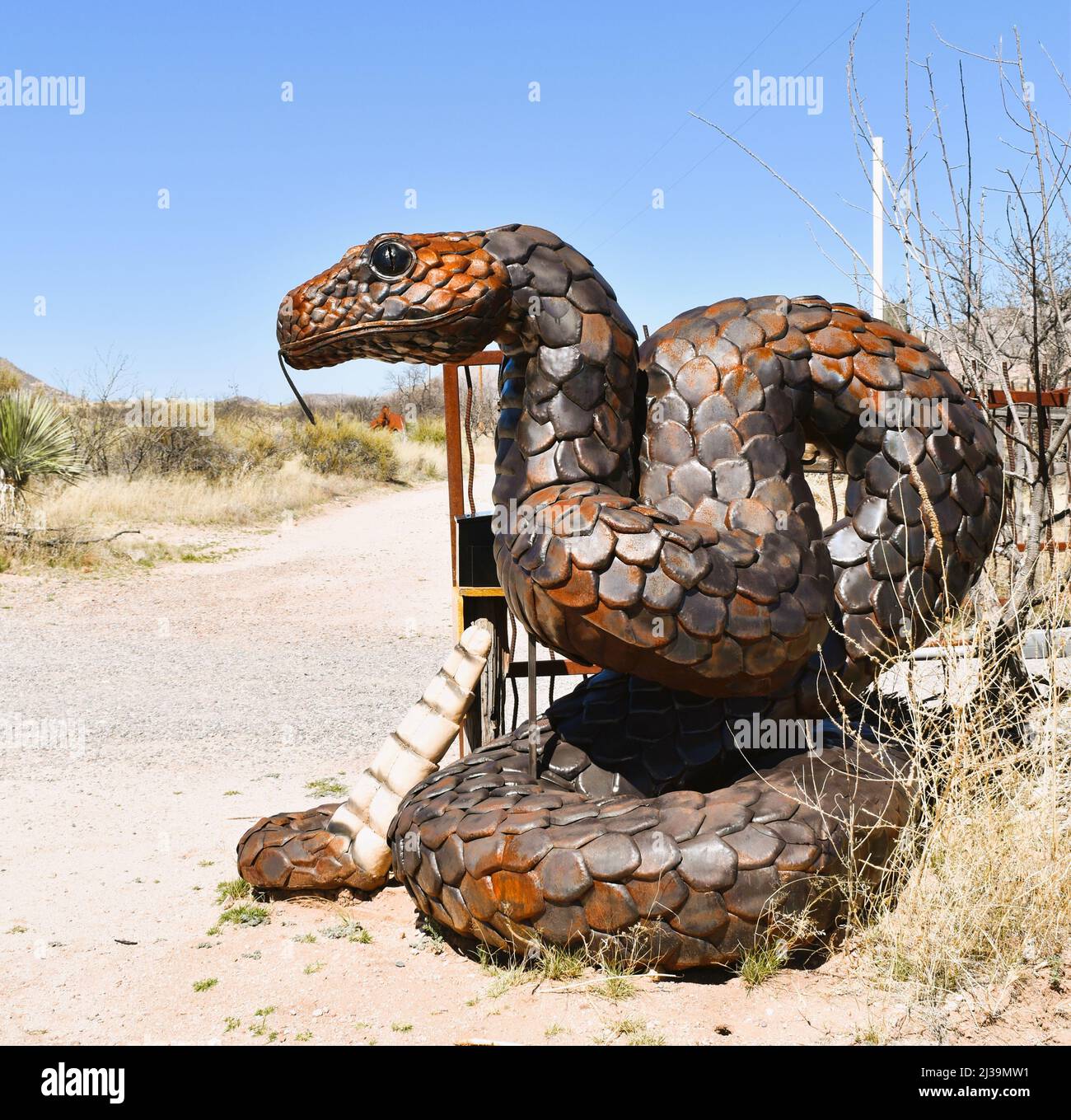 Rattle Snake Ranch Benson AZ Stock Photo
