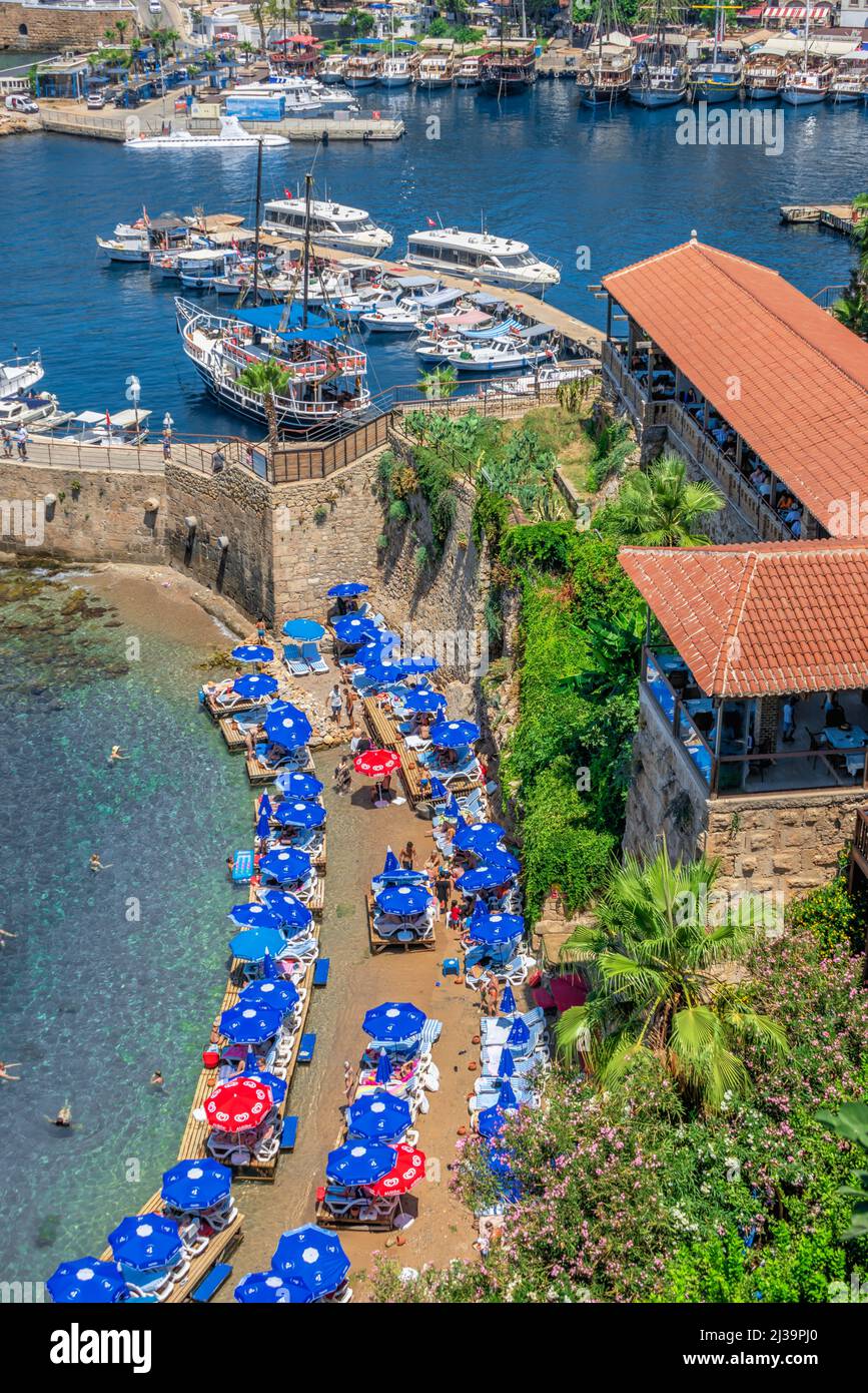 Mermerli Beach in Antalya, Turkey Stock Photo