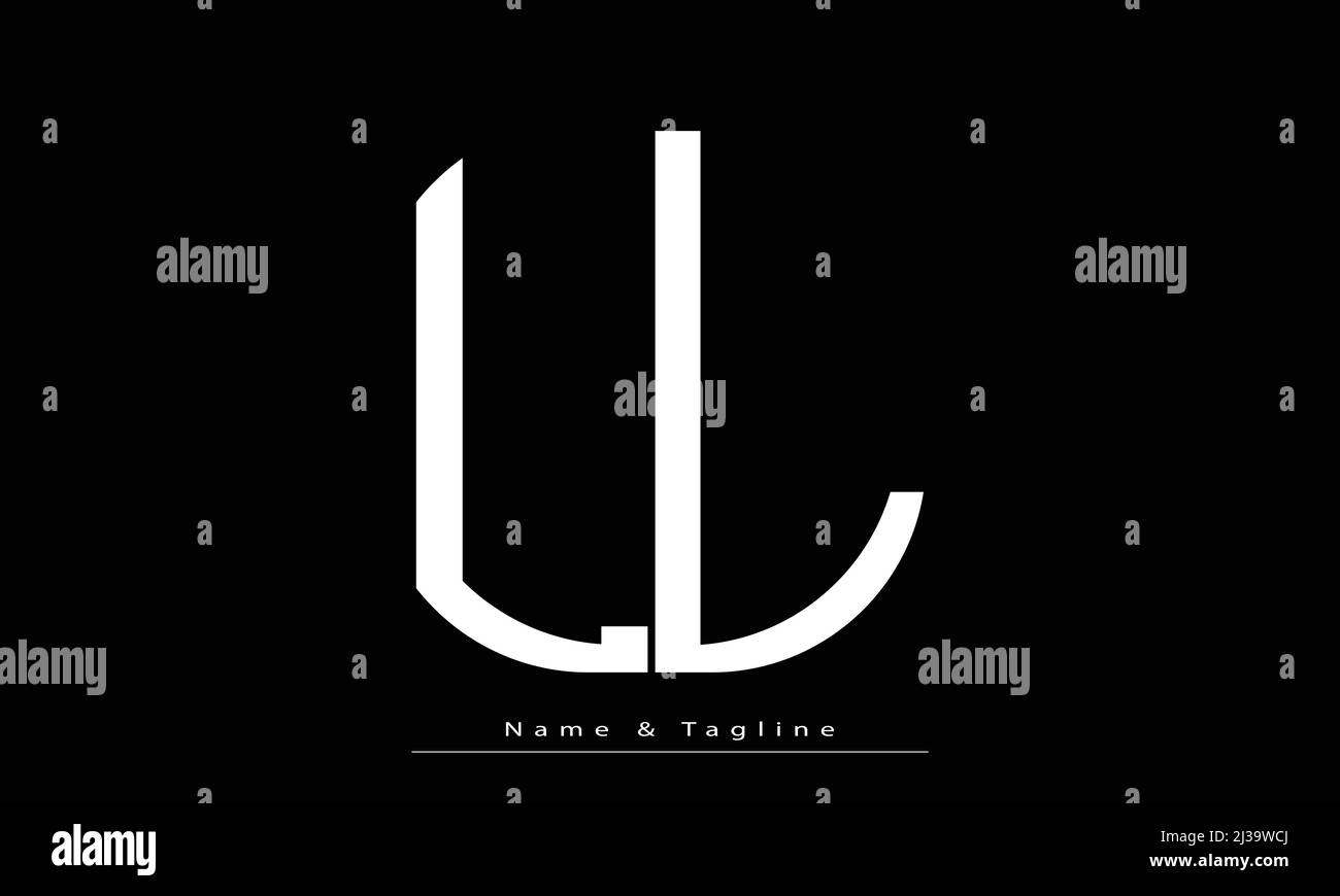 Alphabet letters Initials Monogram logo LL Stock Vector Image & Art - Alamy