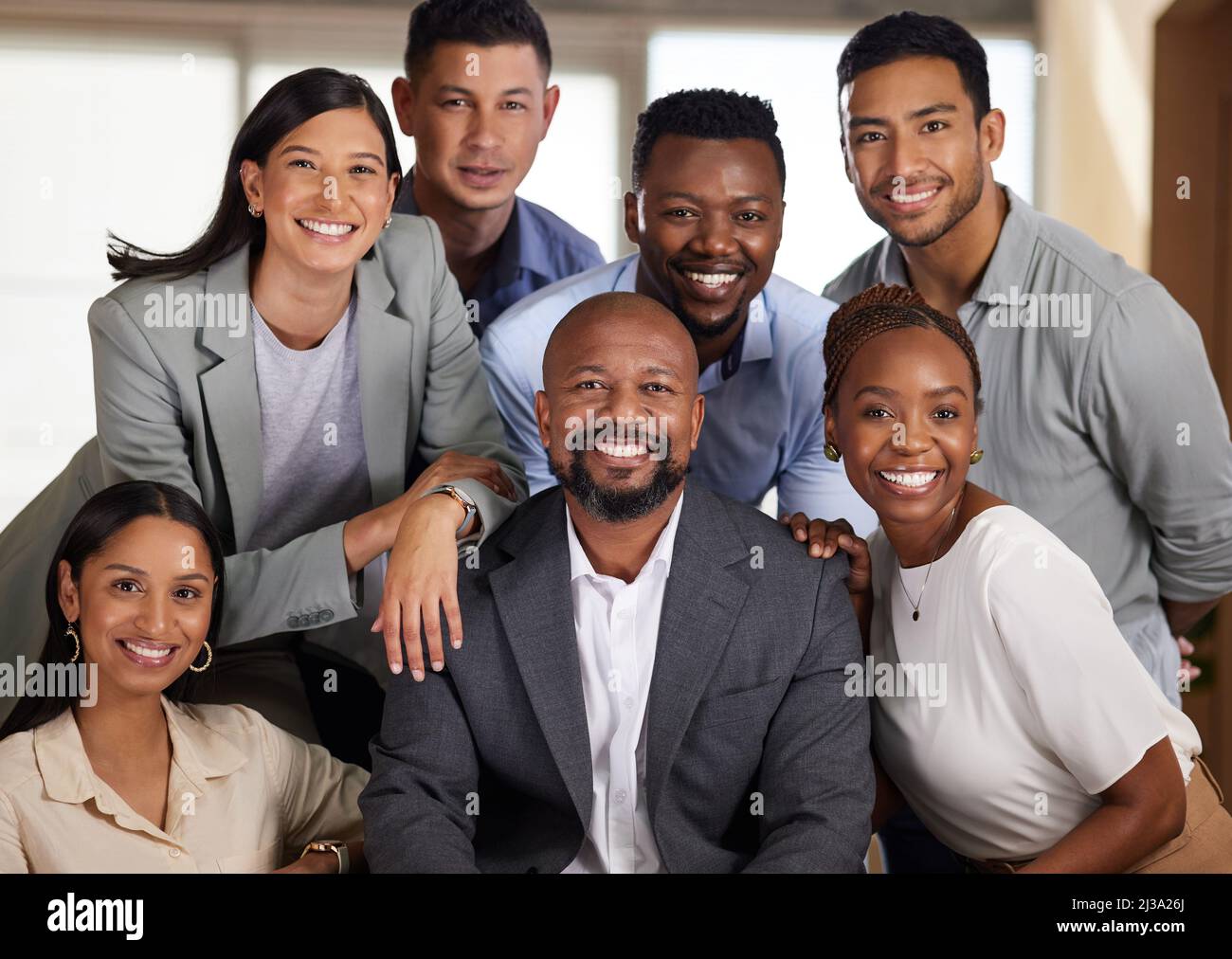Were in the business of success. Cropped portrait of a diverse group of ...