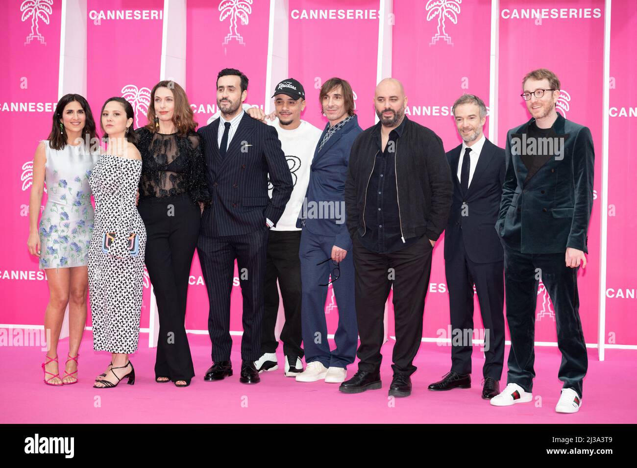 Cannes, France, April 06, 2022, Geraldine Nakache, Laura Felpin