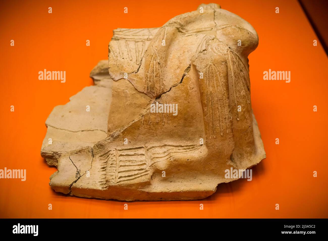 Basra, Iraq - march 31, 2022: photo of ancient objects in the historic museum of Iraq Stock Photo