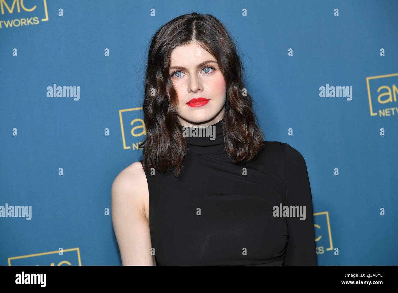 Alexandra Daddario attends AMC Networks' 2022 Upfront at PEAK at Hudson
