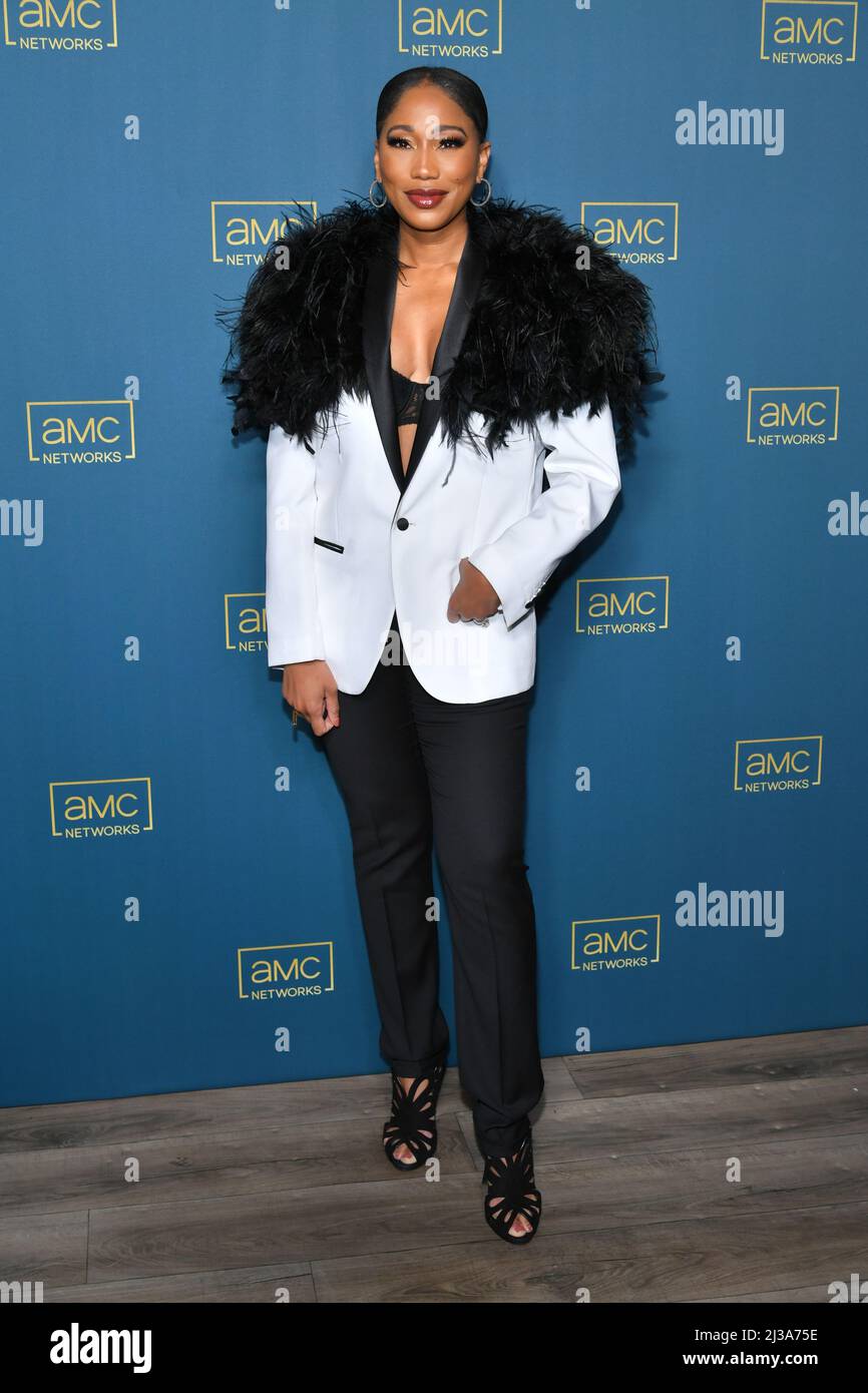 Tahira Francis attends AMC Networks' 2022 Upfront at PEAK at Hudson Yards on April 06, 2022 in