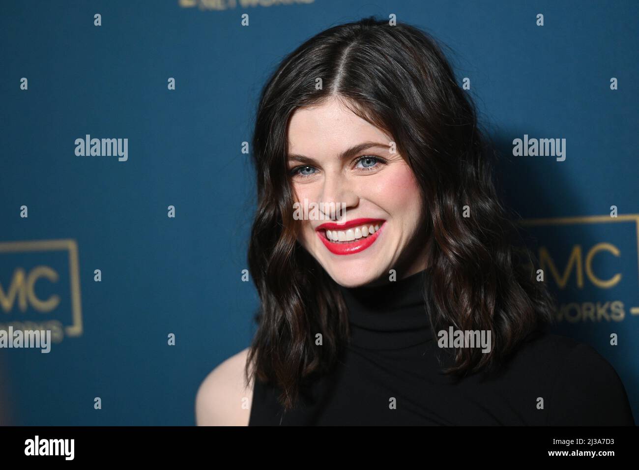 Alexandra Daddario attends AMC Networks' 2022 Upfront at PEAK at Hudson