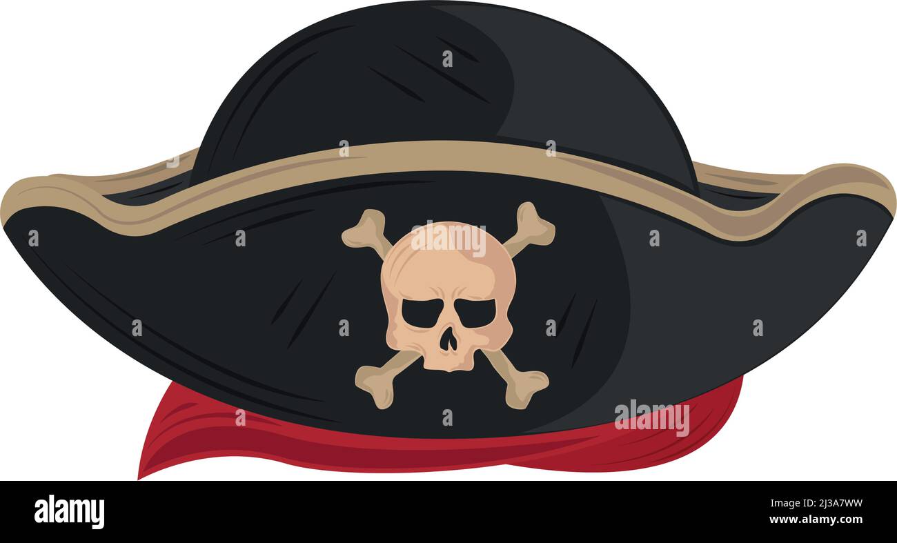 pirate hat with skull Stock Vector Image & Art - Alamy