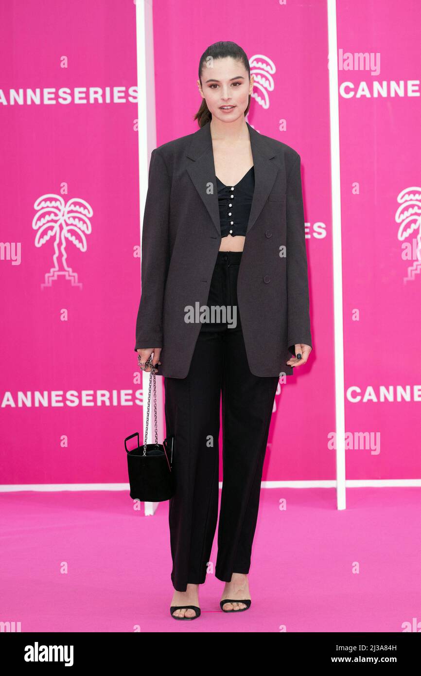 cannes-france-april-06-2022-marilou-aussiloux-attends-the-pink