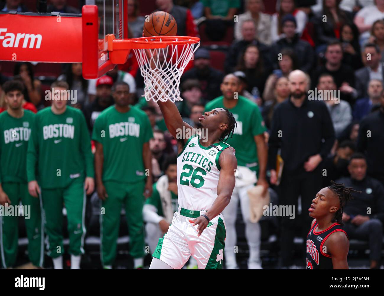 Boston Celtics forward Aaron Nesmith poses for a photo during the Boston  Celtics Media Day, Monday, Sept. 27, 2021, in Canton, Mass. (AP Photo/Mary  Schwalm Stock Photo - Alamy