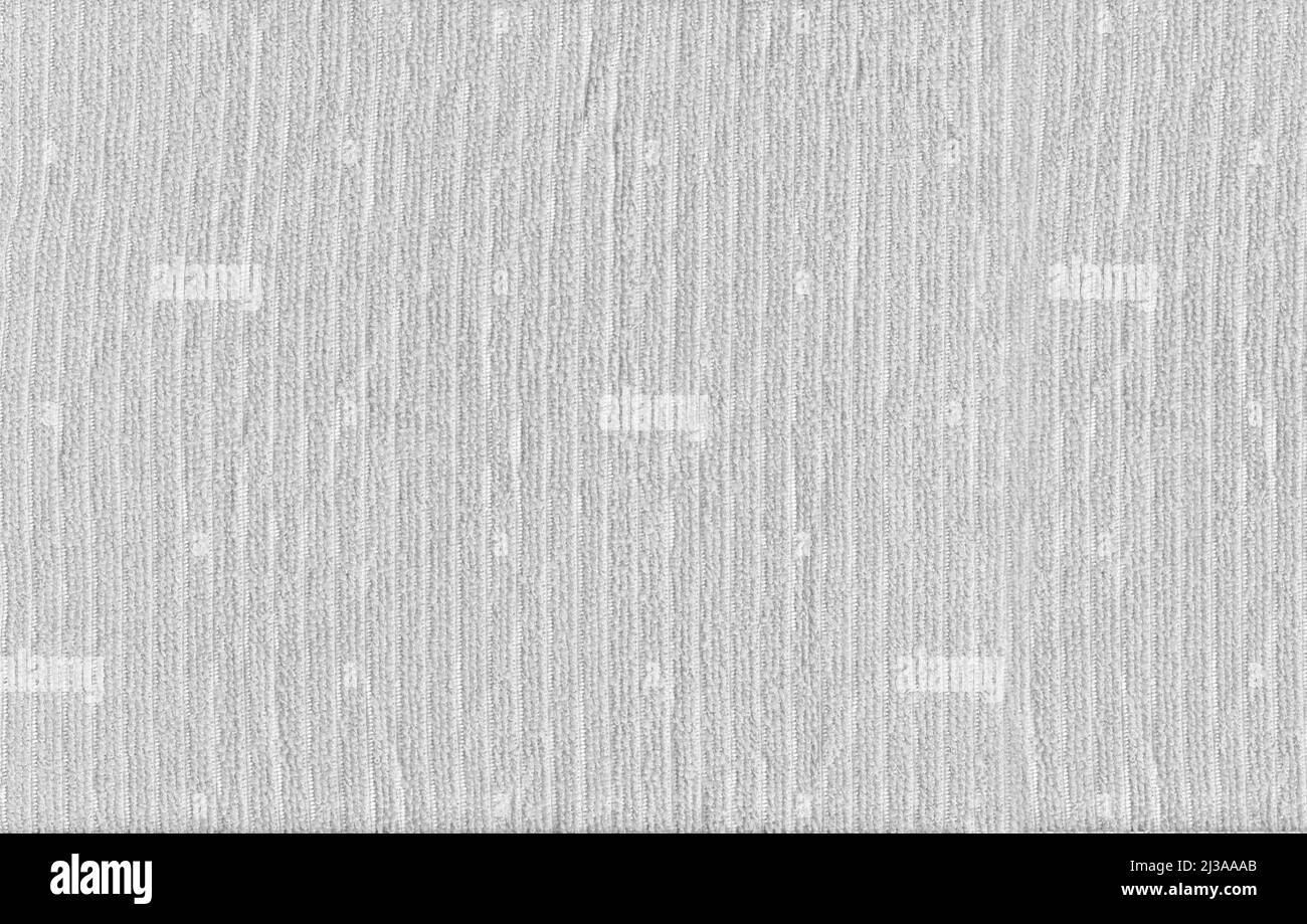 Surface of white microfiber or white cloth texture background for design in your work concept backdrop. Stock Photo