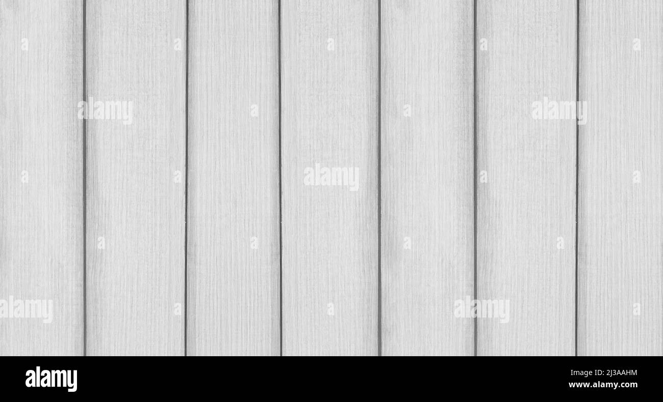 White wood texture background, White planks for design in your work. Stock Photo