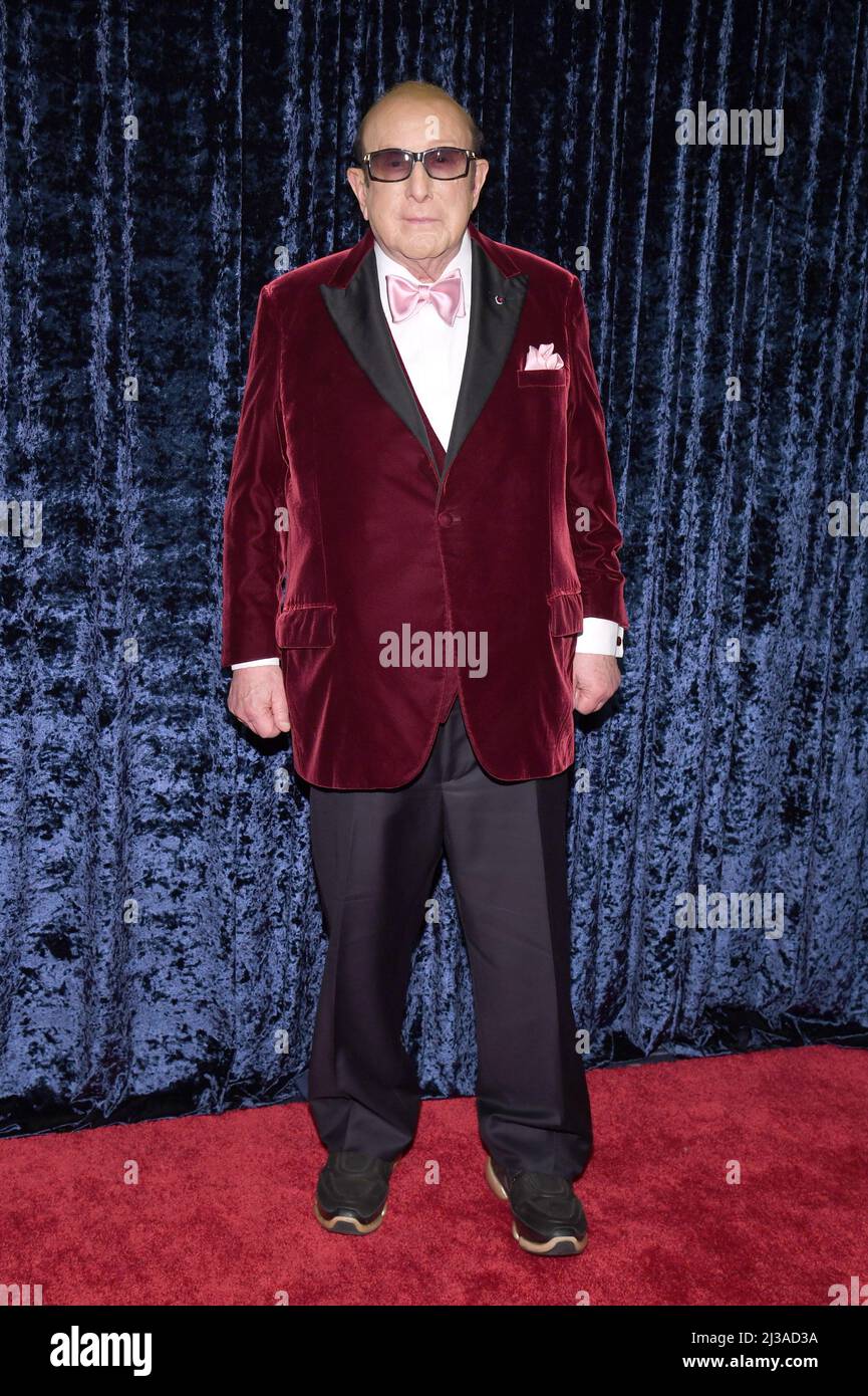 New York, NY, US, April 6, 2022. Clive Davis attends the Clive Davis