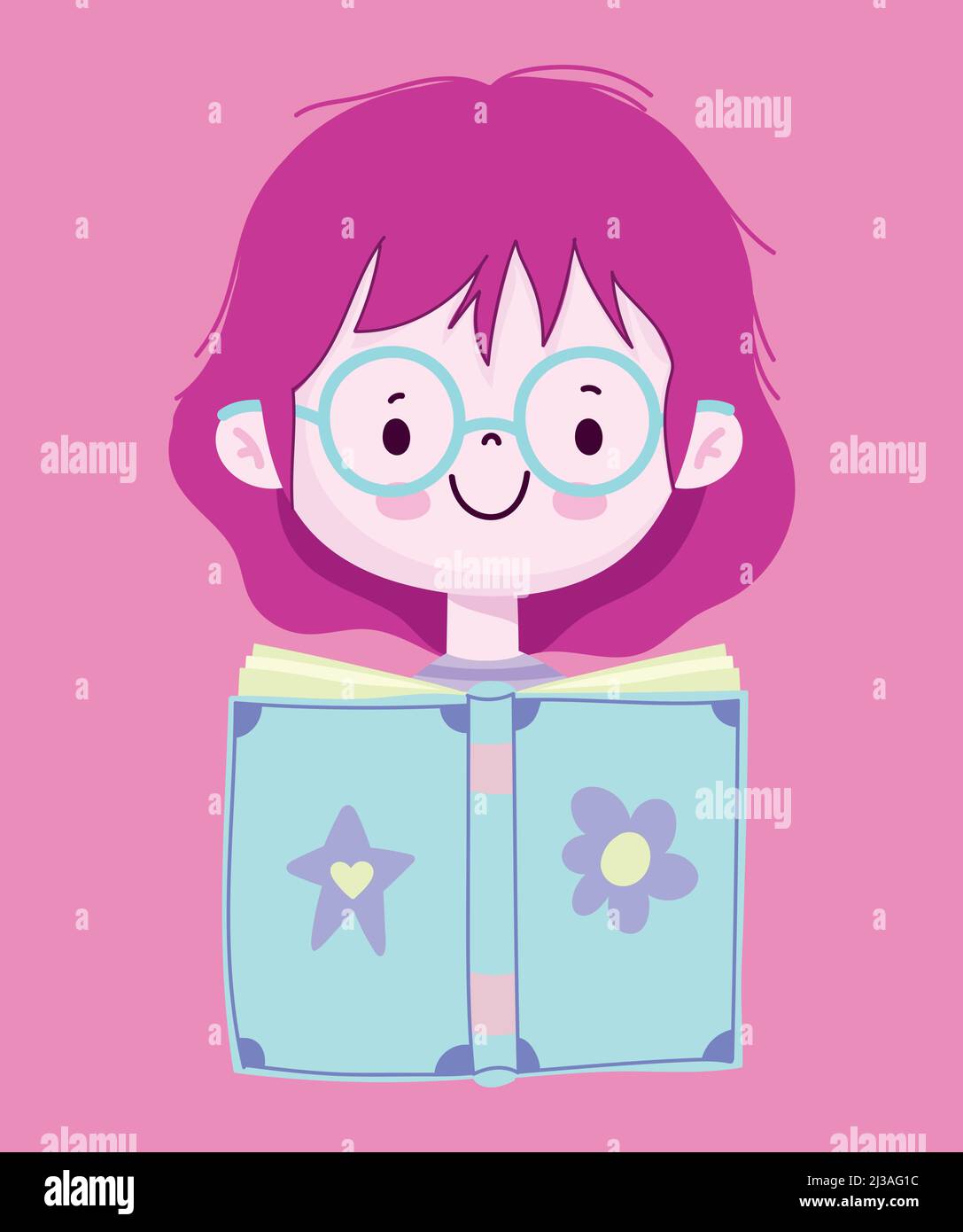 boy reading a book Stock Vector Image & Art Alamy