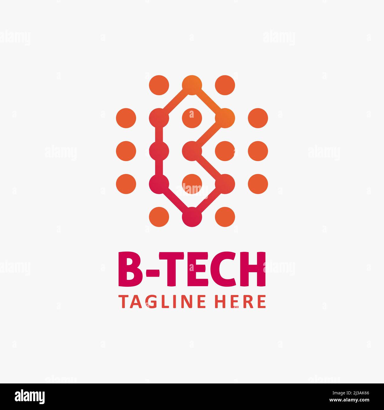 Letter B tech logo design Stock Vector Image & Art - Alamy