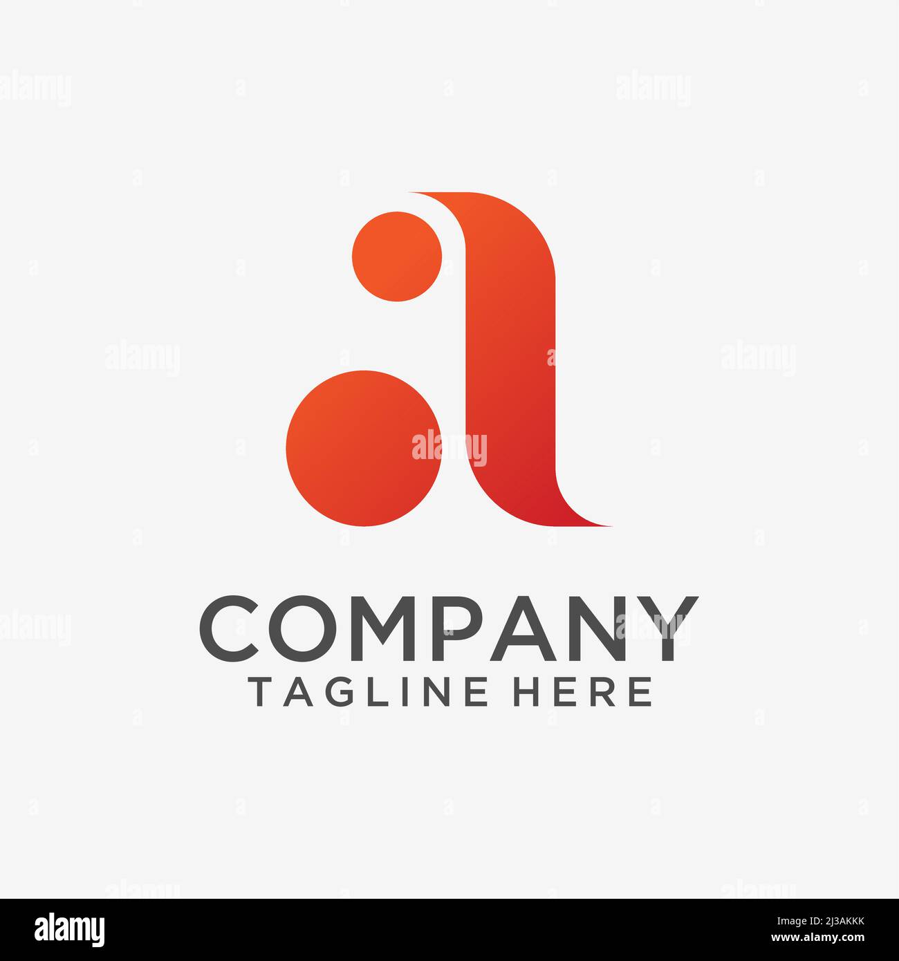 Letter A node logo design Stock Vector