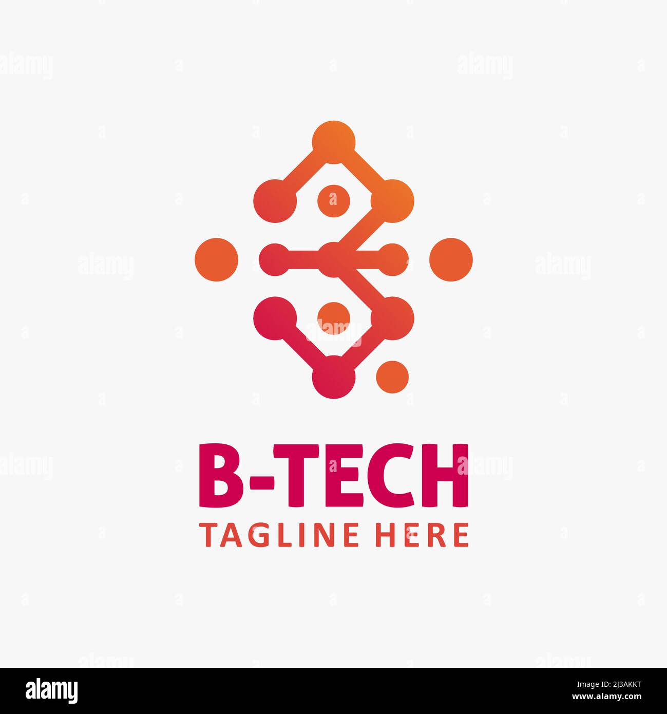 Letter B tech logo design Stock Vector Image & Art - Alamy