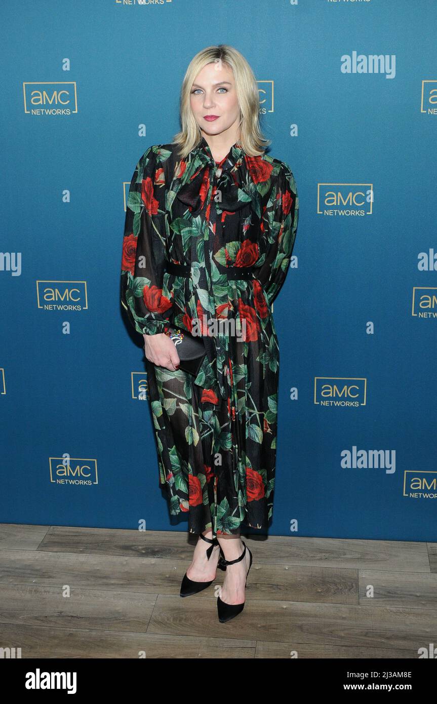 New York, United States. 07th Apr, 2022. Rhea Seehorn attends the AMC