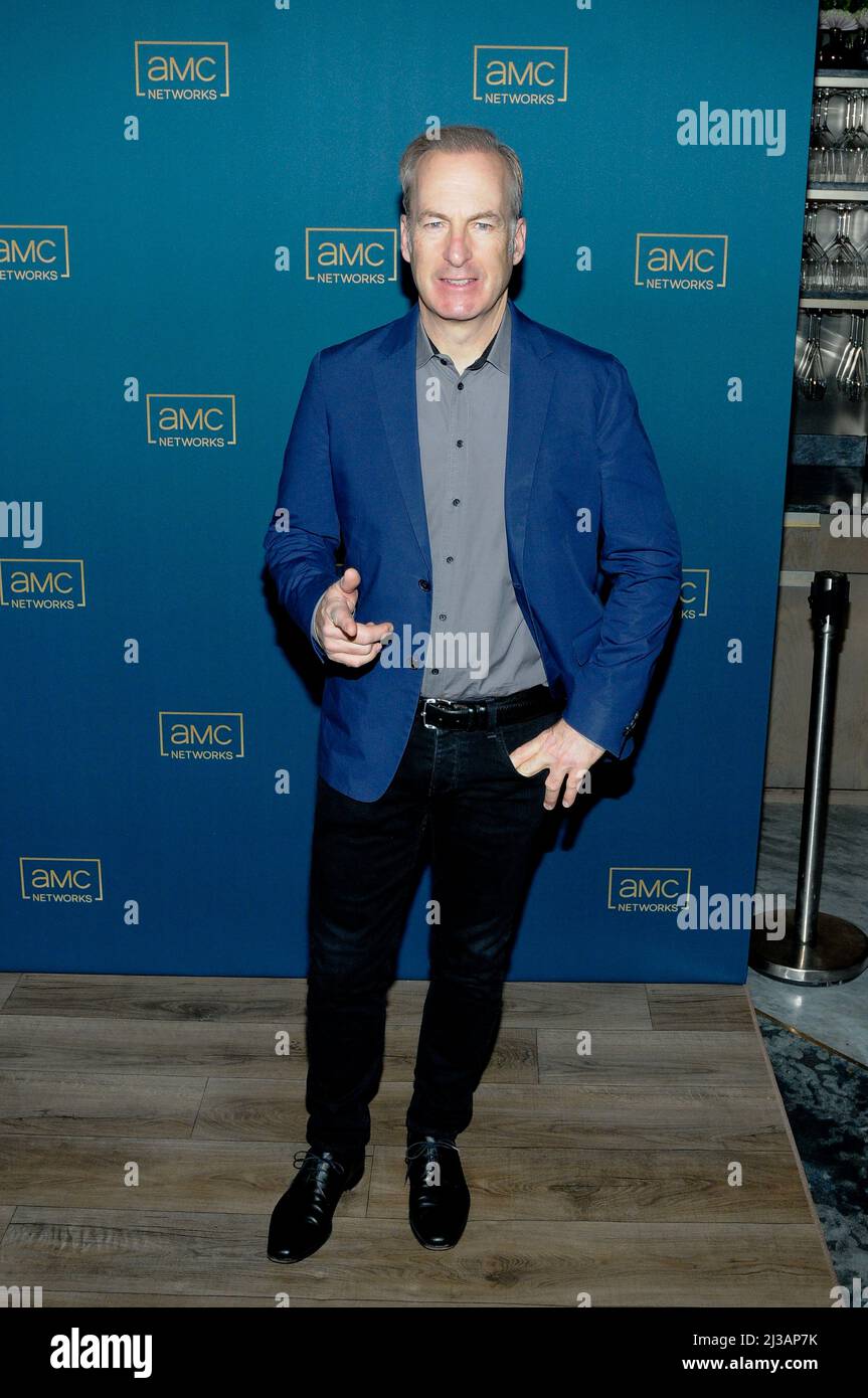 New York City, US - 06 Apr 2022, Bob Odenkirk attends the AMC Upfronts  photocall at Peak, Hudson Yards in New York City. (Photo by Efren Landaos /  SOPA Images/Sipa USA Stock Photo - Alamy