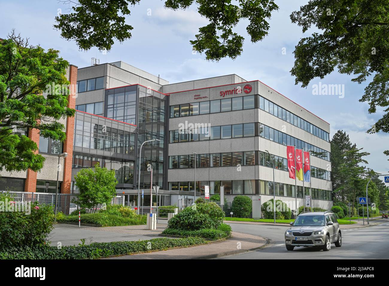 Symrise, Gate 1, Head Office, Chemical Company, Holzminden, Lower Saxony,  Germany Stock Photo - Alamy
