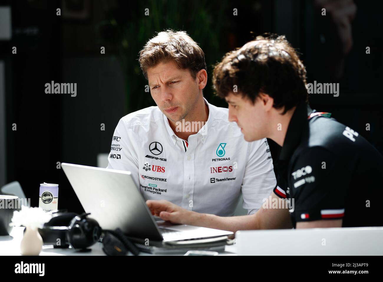 Melbourne, Australia, 07/04/2022, VOWLES James, Strategy Director, Mercedes AMG F1 Team, portrait during the Formula 1 Heineken Australian Grand Prix 2022, 3rd round of the 2022 FIA Formula One World Championship, on the Albert Park Circuit, from April 8 to 10, 2022 in Melbourne, Australia - Photo Antonin Vincent / DPPI Stock Photo