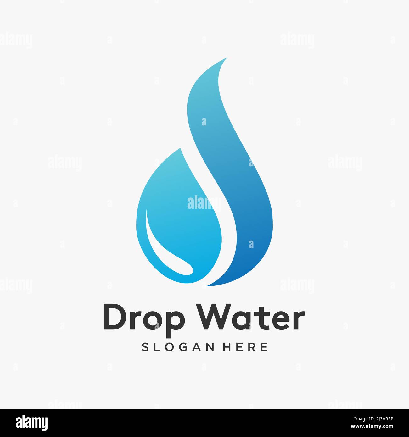Letter water drip logo Stock Vector Images Alamy