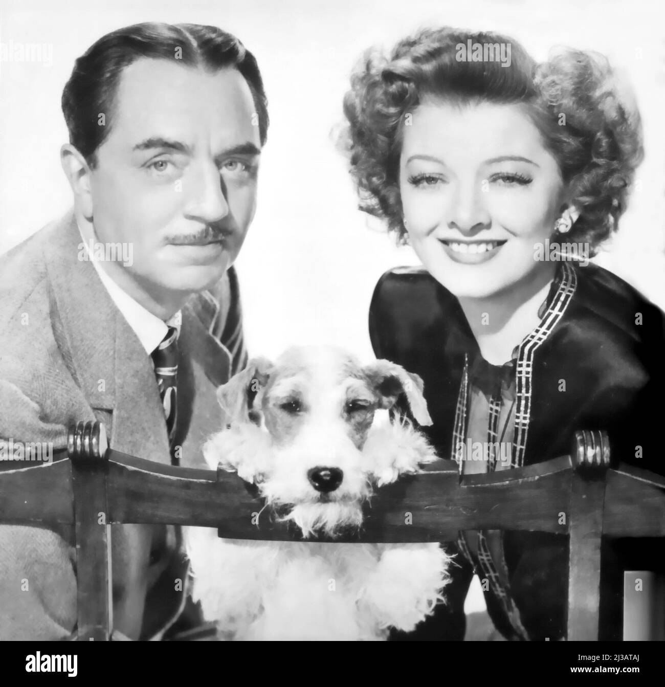 WILLIAM POWELL and MYRNA LOY in THE THIN MAN GOES HOME (1944), directed by RICHARD THORPE. Credit: M.G.M. / Album Stock Photo