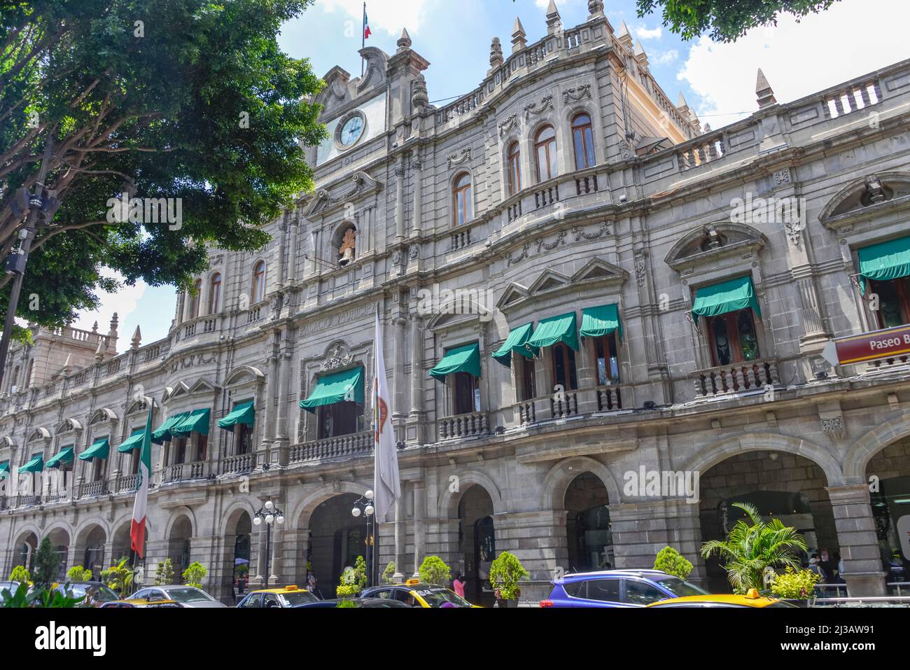 Palacio Municipal, Puebla, Mexico Stock Photo