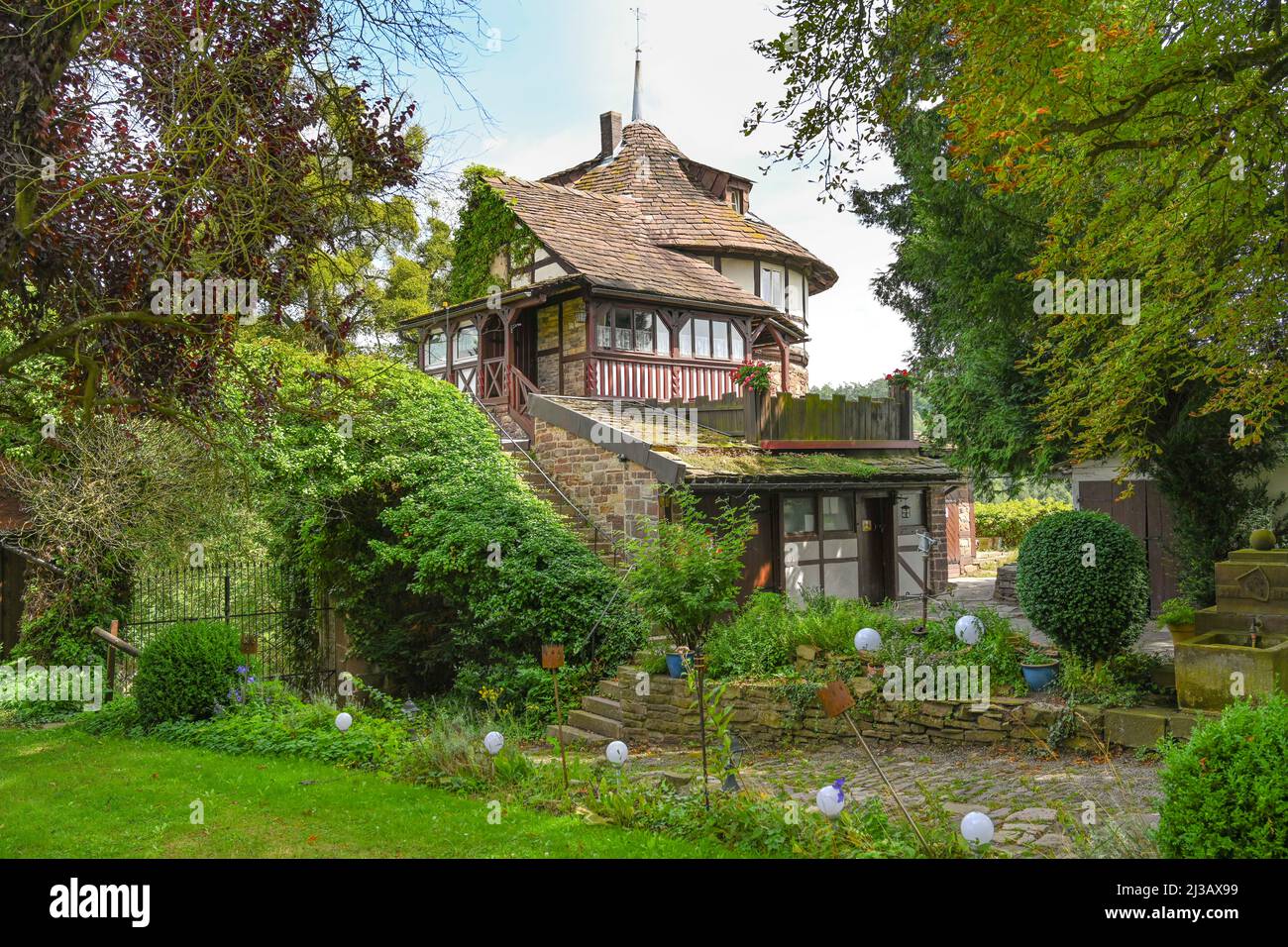 Rapunzelburg, Trendelburg, Hesse, Germany Stock Photo